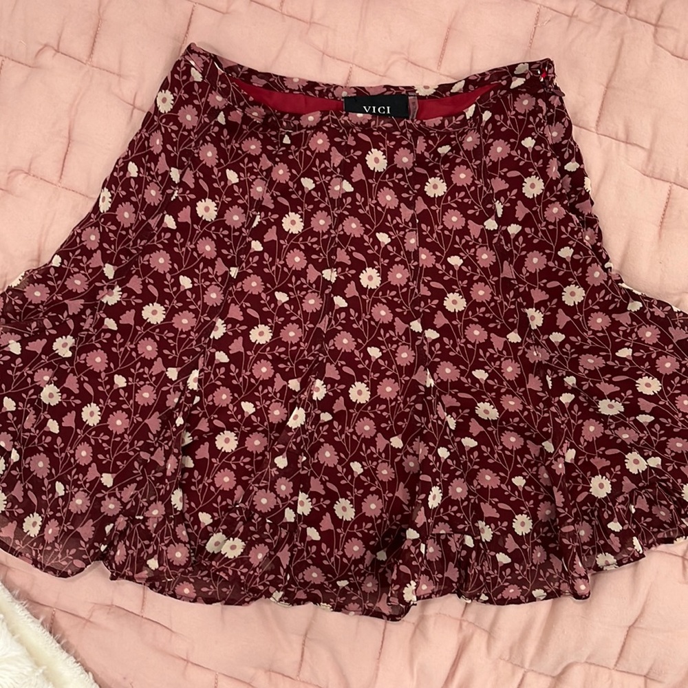Vici floral skirt